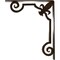 Ekena Millwork Fleur De Lis Wrought Iron Bracket, (Triple center brace), Antiqued Bronze 2"W x 12"D x 15"H BKTM02X12X15TFLABZ - alternate 7